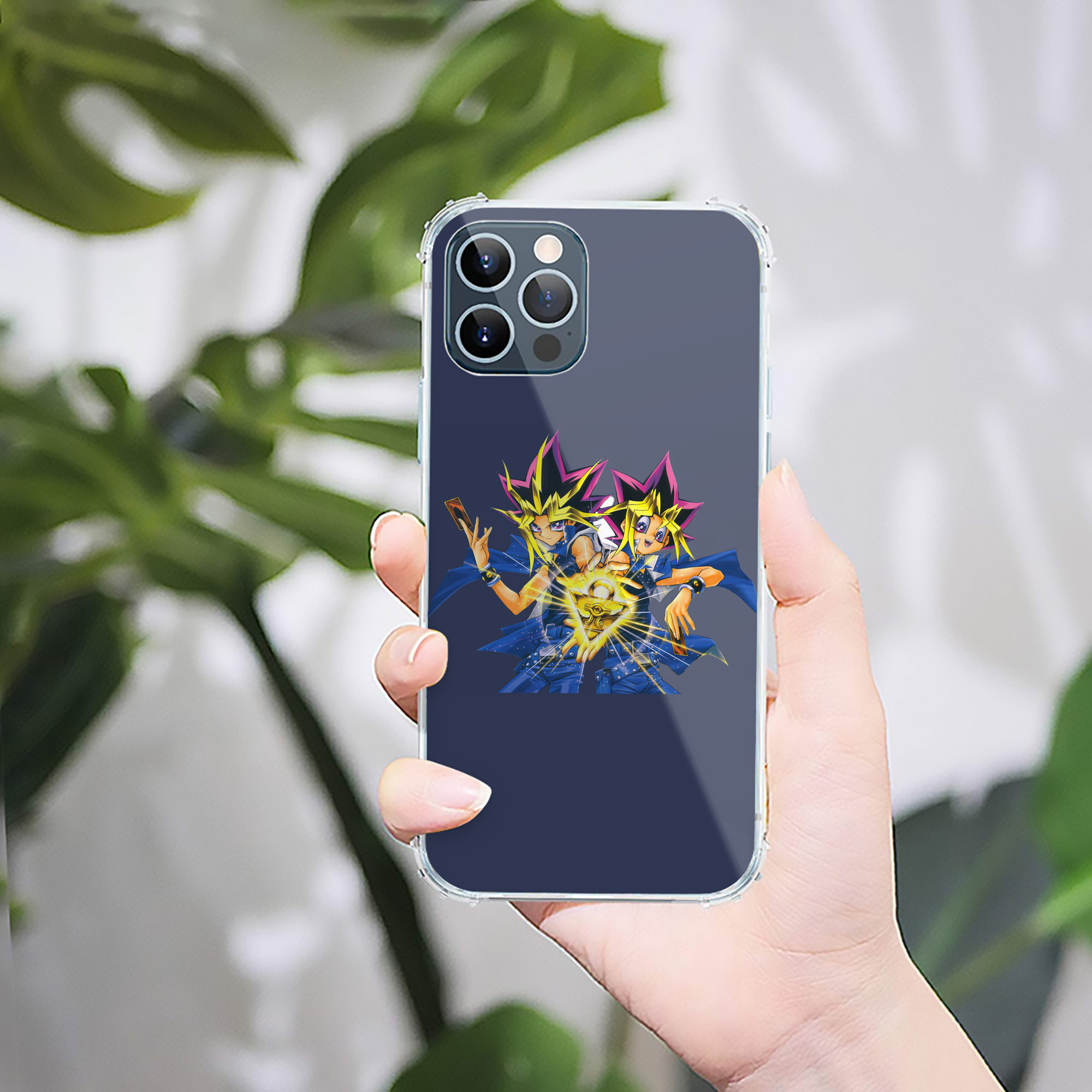（画像用） 遊☆戯☆王 Yu-Gi-Oh! 【iPhone 12シリーズ対応】透明スマホケース（クリアソフトケース）